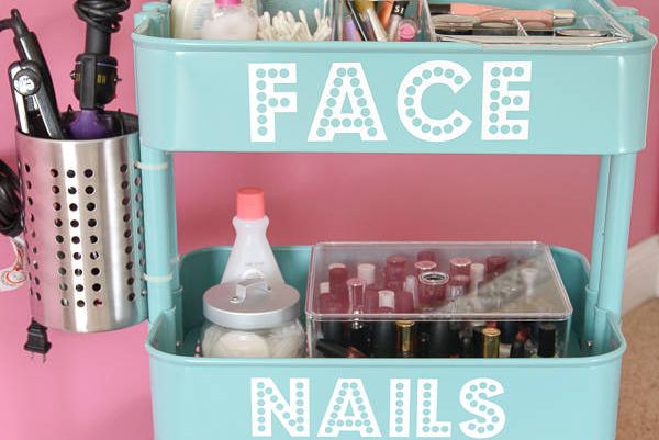 Make A Rolling Vanity