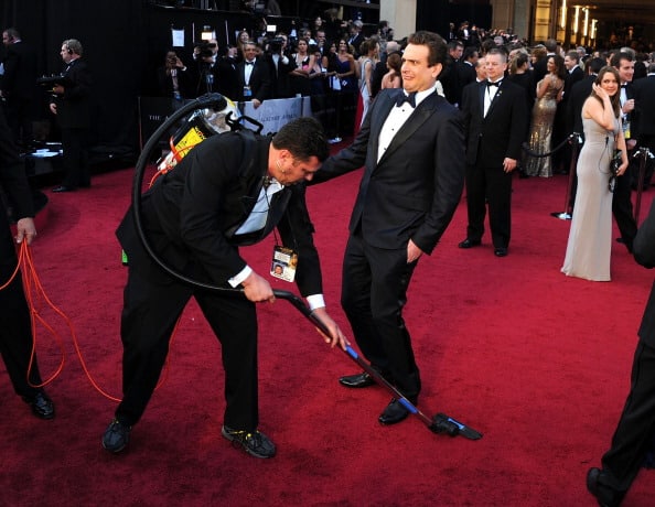 A Vacuum Cleaner Sweeps Up Jason Segel