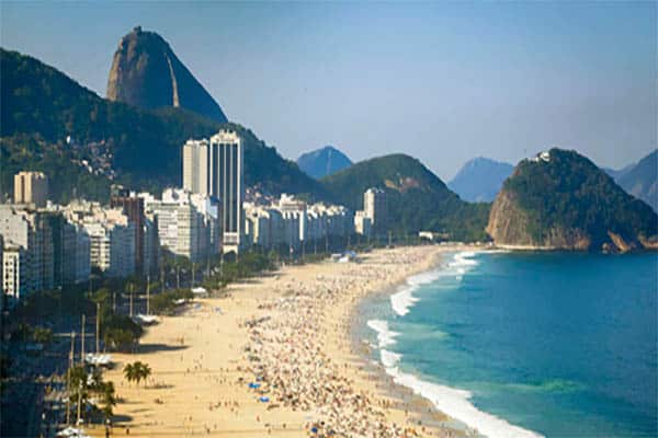 Copacabana Beach, Rio de Janeiro, Brazil