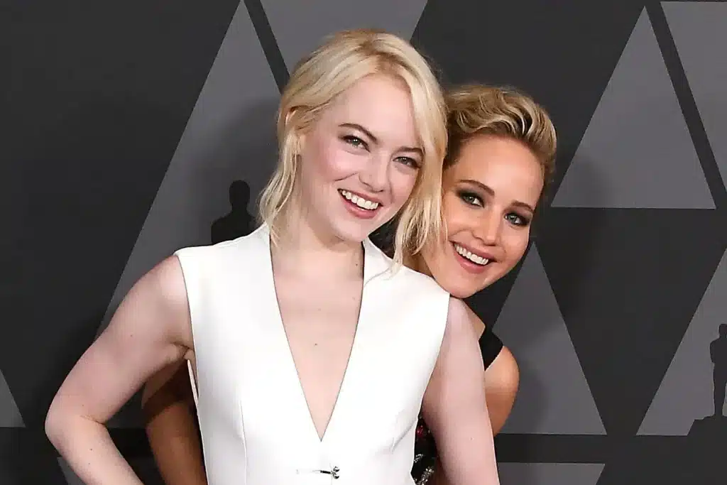 Emma Stone And Jennifer Lawrence