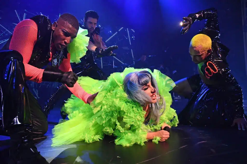 In 2019, Lady Gaga Fell Off Stage But Quickly Resumed The Show.