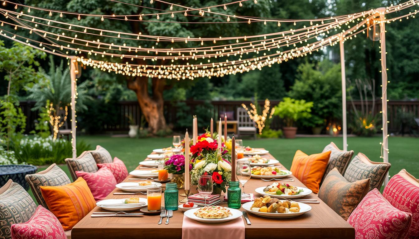 Outdoor entertaining