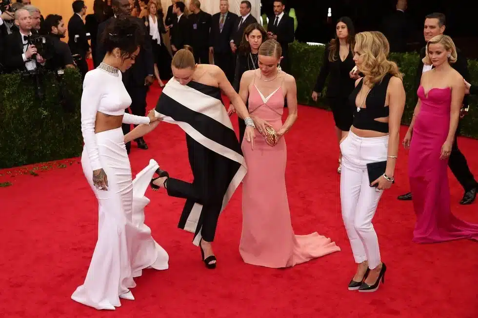 Stella Mccartney Nearly Destroyed Rihanna's Dress By Accident.