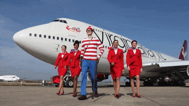 Virgin Atlantic — Where’s Waldo?