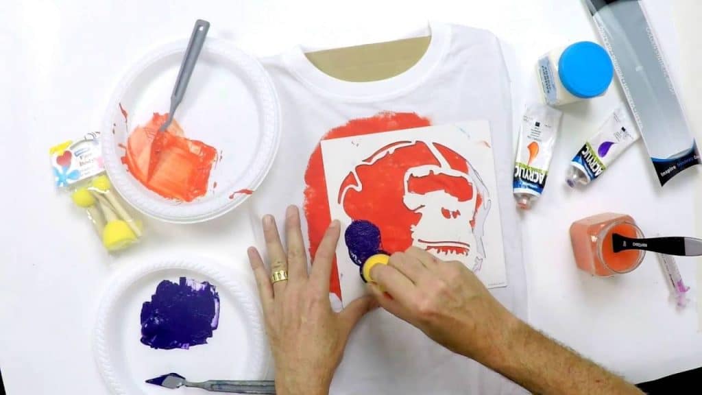 Stenciled T-Shirts